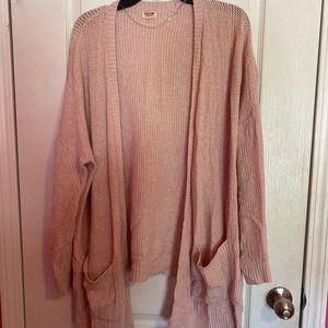 LAST CHANCE: LIGHT PINK CARDIGAN WITH POCKETS